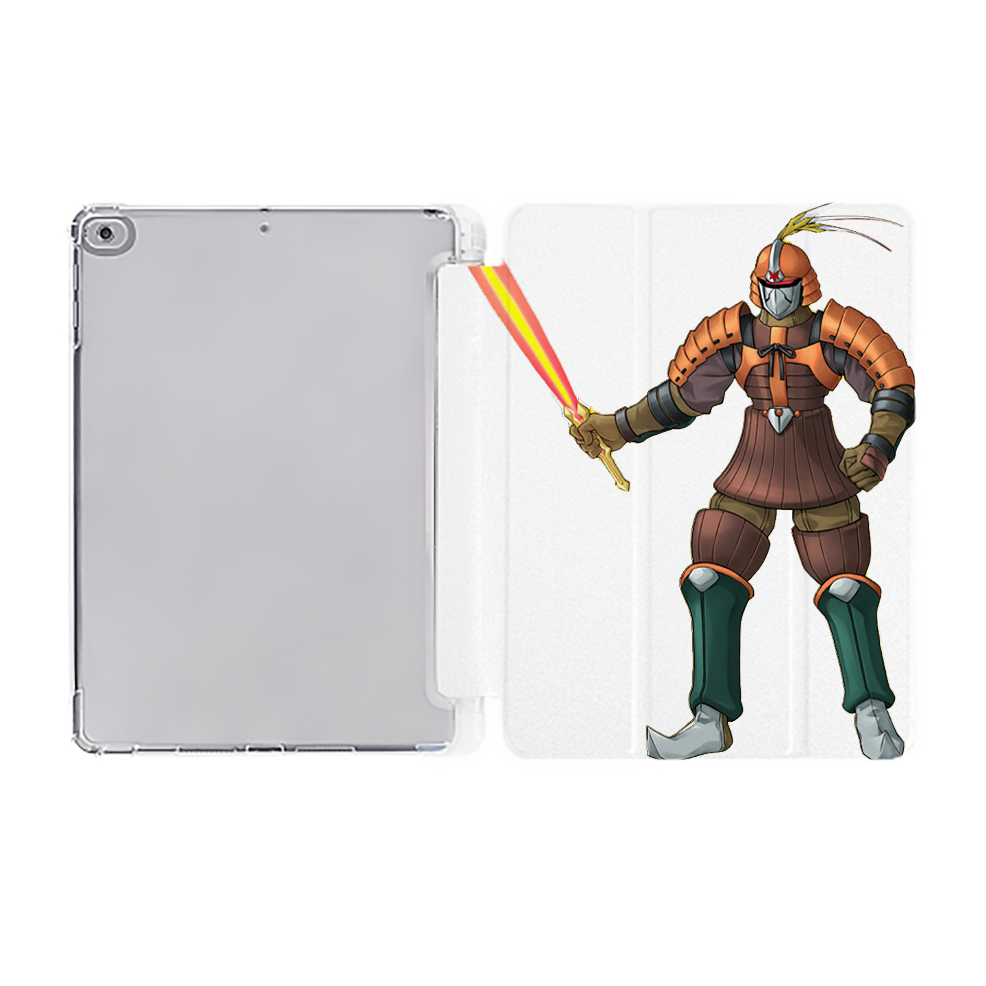 （画像用） 遊☆戯☆王 Yu-Gi-Oh! IPad ケース ペン収納付き 三つ折りスタンド PUレザー×シリコン 対応機種9.5/10.5/10.9インチ